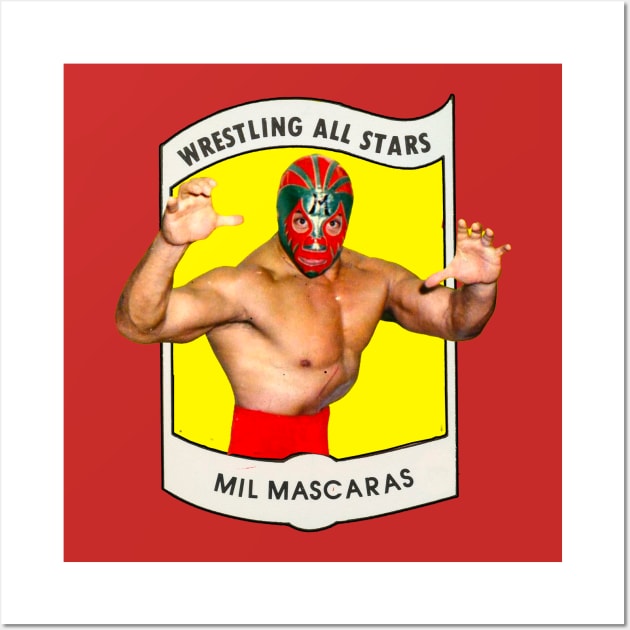 Mil Mascaras 1982 Wrestling All Stars Wall Art by Pop Fan Shop